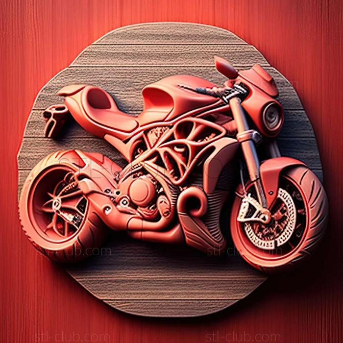 3D model Ducati Monster 1200 (STL)